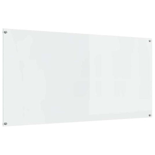 Vidaxl keuken spatscherm doorzichtig 120 x 60 cm gehard glas