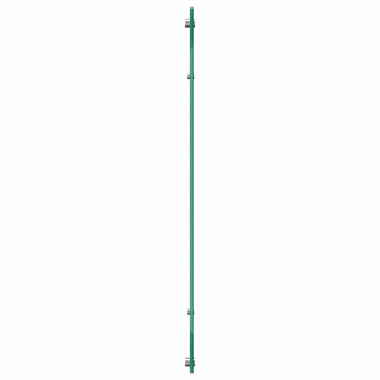 Vidaxl keuken spatscherm zwart 110 x 60 cm gehard glas