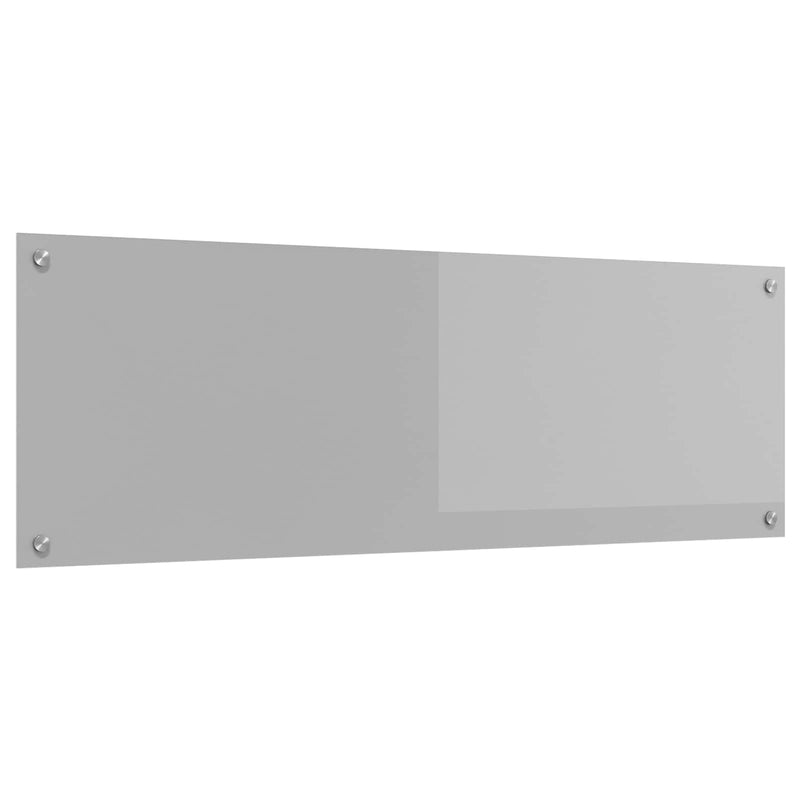 Afbeelding laden in galerijviewer, Vidaxl keuken spatscherm lichtgrijs 120 x 40 cm gehard glas
