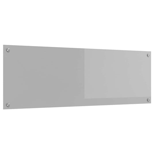 Vidaxl keuken spatscherm lichtgrijs 120 x 40 cm gehard glas