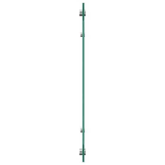 Vidaxl keuken spatscherm donkergrijs 110 x 40 cm gehard glas