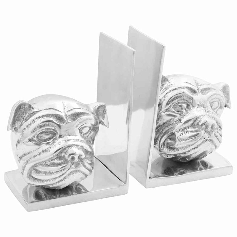 ギャラリービューアに画像をロードする, Vidaxl boekensteunen 2 pcs zilver 8 x 12 x 16,5 cm aluminium

