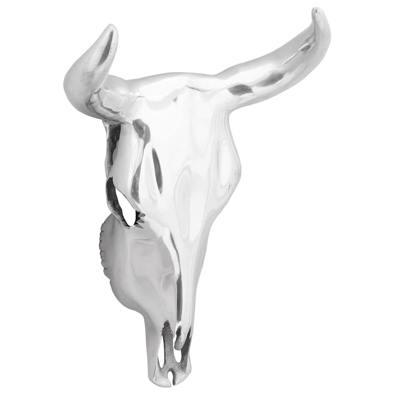 ギャラリービューアに画像をロードする, Vidaxl bullschedel zilver 34 x 13 x 53 cm aluminium
