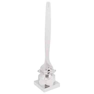 Vidaxl sculptuur zilver 26 x 26 x 110 cm aluminium