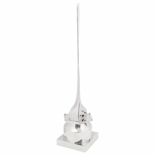 Vidaxl sculptuur zilver 26 x 26 x 110 cm aluminium