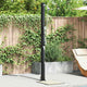 Vidaxl buitenzonne-douche zwart 217 cm pvc en aluminium