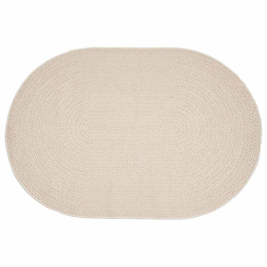 Vidaxl vloerkleed zizur crème 230 x 160 cm polypropyleen