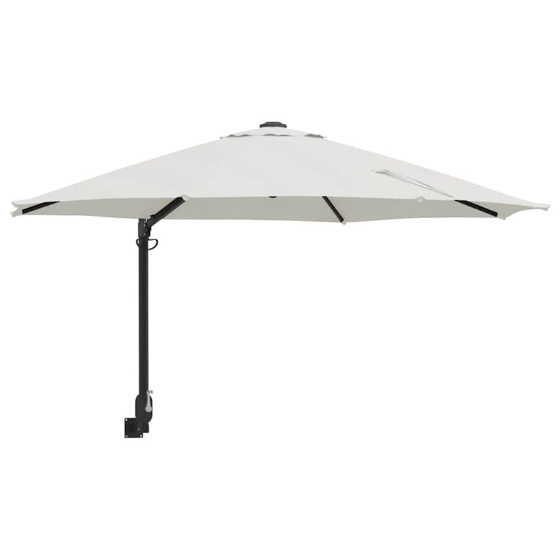 ギャラリービューアに画像をロードする, Vidaxl tuinparasol zand 248 x 248 x 148 cm polyester en staal
