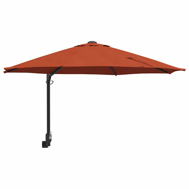 ギャラリービューアに画像をロードする, Vidaxl tuinparasol terracotta 248 x 248 x 148 cm polyester en staal
