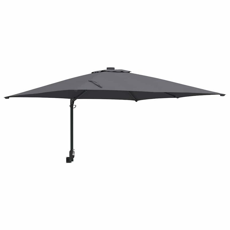 ギャラリービューアに画像をロードする, Vidaxl tuinparasol antraciet 248,5 x 247,5 x 160 cm polyester en staal
