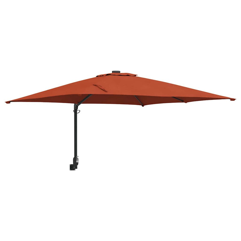 ギャラリービューアに画像をロードする, Vidaxl tuinparasol terracotta 248,5 x 247,5 x 160 cm
