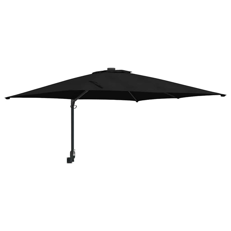 ギャラリービューアに画像をロードする, Vidaxl tuinparasol zwart 248,5 x 247,5 x 160 cm polyester en staal
