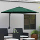 Vidaxl tuinparasol groen 248 x 248 x 148 cm polyester en staal
