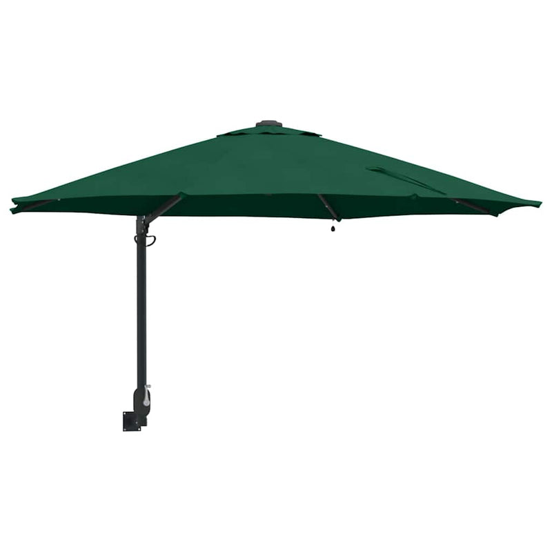 ギャラリービューアに画像をロードする, Vidaxl tuinparasol groen 248 x 248 x 148 cm polyester en staal
