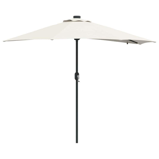 Vidaxl tuinparasol zand 294 x 150 x 223 cm polyester en staal