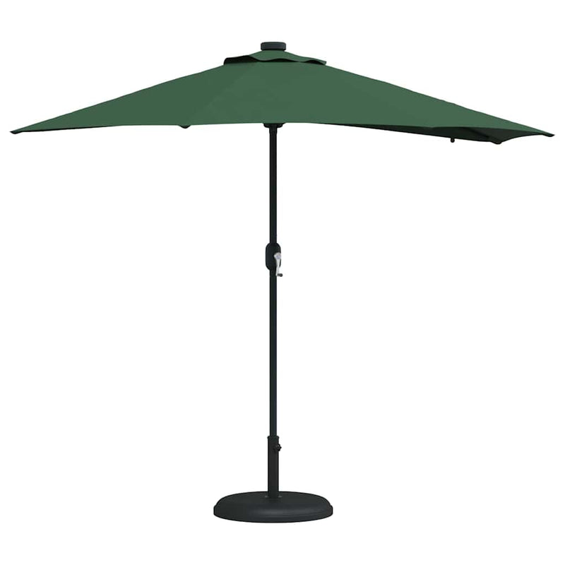 ギャラリービューアに画像をロードする, Vidaxl tuinparasol groen 294 x 150 x 223 cm polyester en staal
