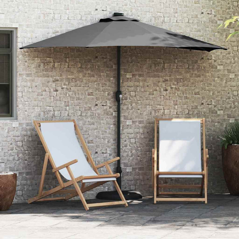 ギャラリービューアに画像をロードする, Vidaxl tuinparasol antraciet 294 x 150 x 223 cm polyester en staal
