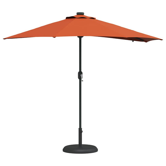 Vidaxl tuinparasol terracotta 294 x 150 x 223 cm polyester en staal