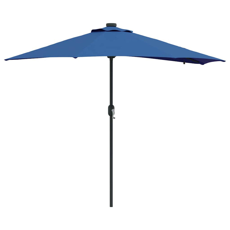 ギャラリービューアに画像をロードする, Vidaxl tuinparasol azurblauw 294 x 150 x 223 cm polyester en staal
