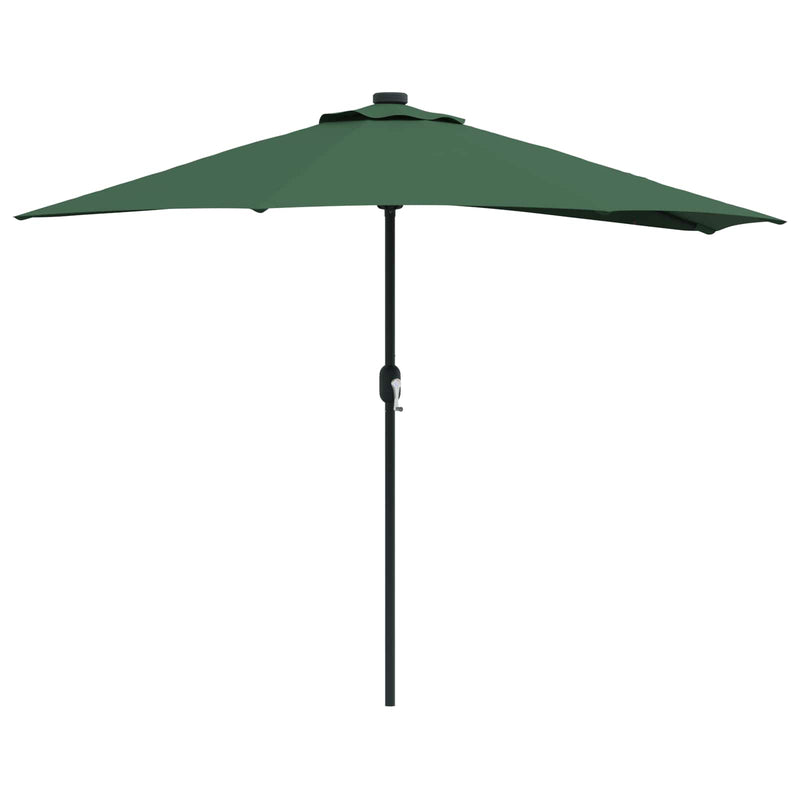 Chargez l'image dans la visionneuse de la galerie, Vidaxl tuinparasol groen 294 x 150 x 224 cm polyester en staal
