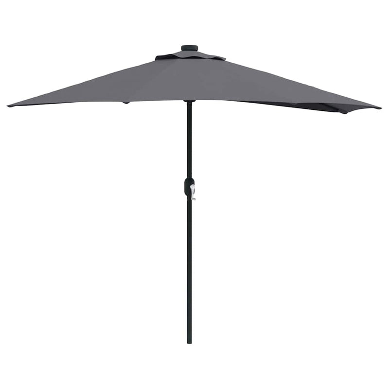 Chargez l'image dans la visionneuse de la galerie, Vidaxl tuinparasol antraciet 294 x 150 x 224 cm polyester en staal
