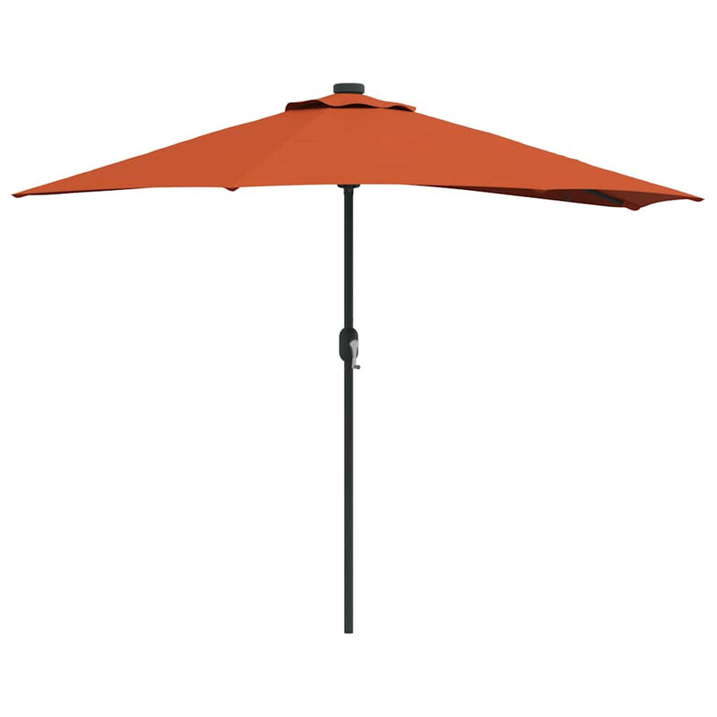 Chargez l'image dans la visionneuse de la galerie, Vidaxl tuinparasol terracotta 294 x 150 x 224 cm polyester en staal
