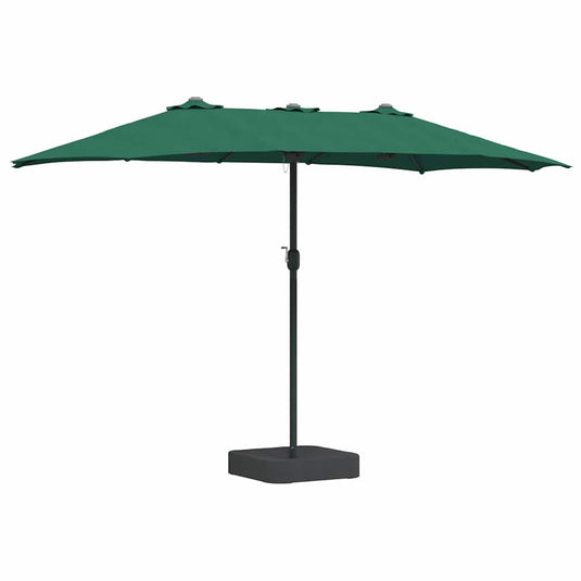 Vidaxl tuinparasol groen 385 x 209 x 244 cm polyester en staal