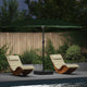 Vidaxl tuinparasol groen 385 x 209 x 244 cm polyester