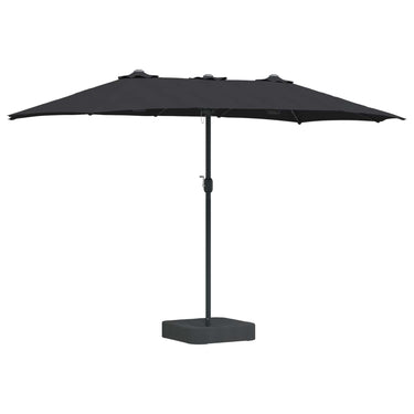 Vidaxl tuinparasol zwart 385 x 209 x 244 cm polyester