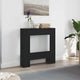 Vidaxl haardombouw 81x18x82 cm spaanplaat zwart eikenkleurig
