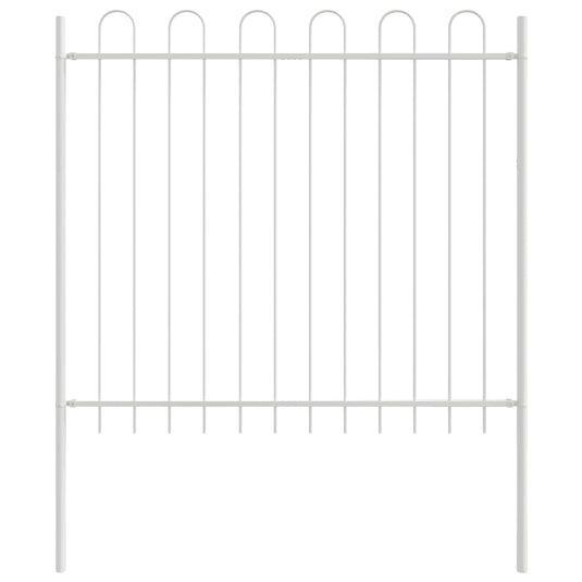 Vidaxl tuinhek 3 pcs grijs 5,1 x 0,6 m poedercoating staal
