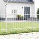 Vidaxl tuinhek 4 pcs wit 6,8 x 0,8 m poedercoating staal