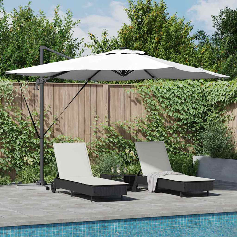 Afbeelding laden in galerijviewer, Vidaxl parasol zand 286 x 284 x 270 cm aluminium en polyester
