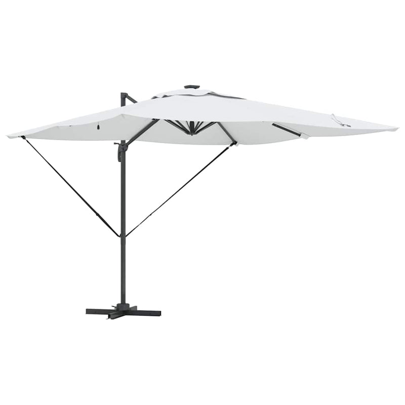 Afbeelding laden in galerijviewer, Vidaxl parasol zand 286 x 284 x 270 cm aluminium en polyester

