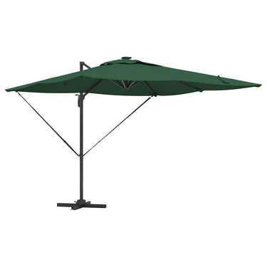 Vidaxl parasol groen 286 x 284 x 270 cm aluminium en polyester