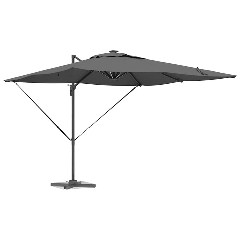 Afbeelding laden in galerijviewer, Vidaxl parasol antraciet 286 x 284 x 270 cm aluminium en polyester
