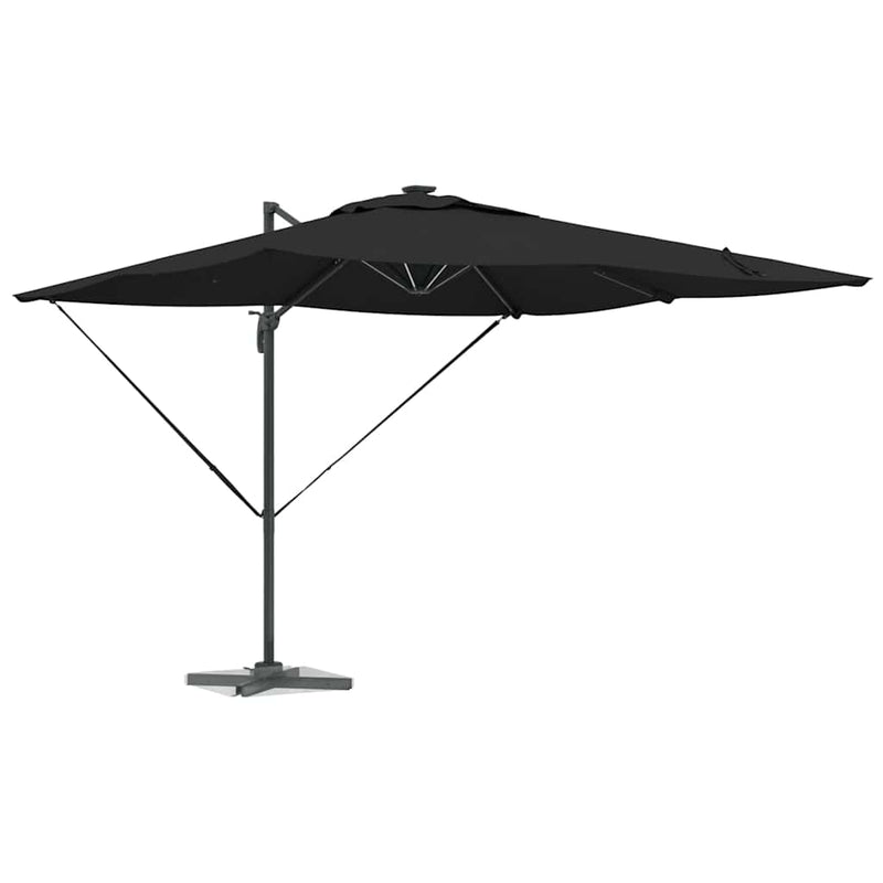 Afbeelding laden in galerijviewer, Vidaxl parasol zwart 286 x 284 x 270 cm aluminium en polyester
