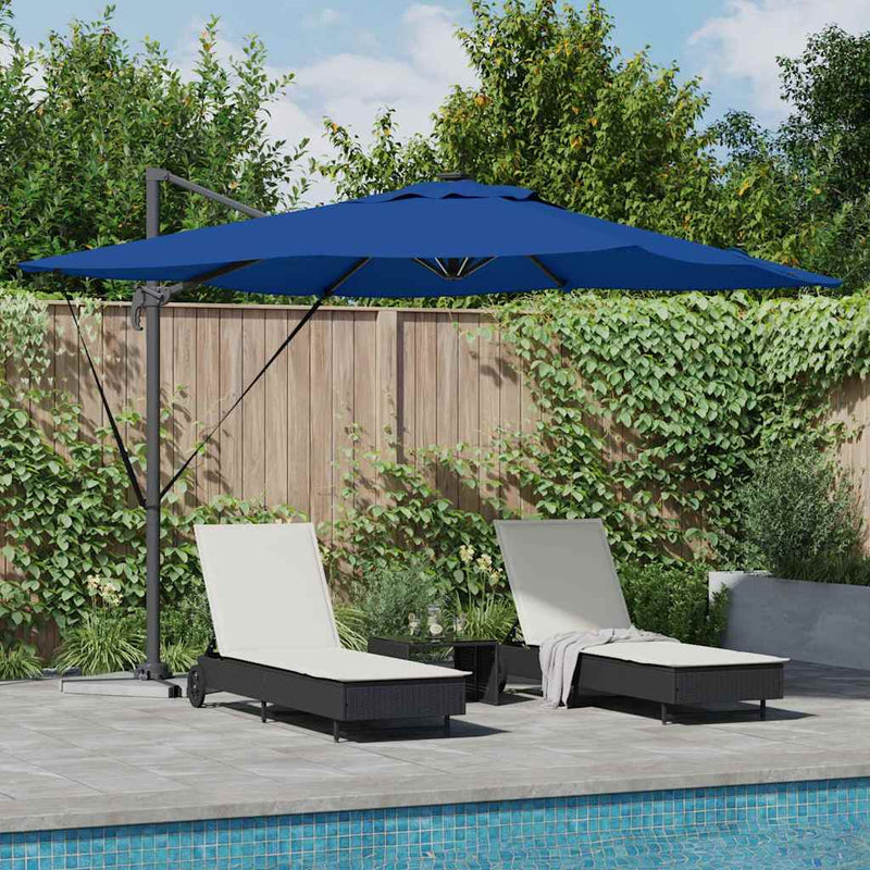 ギャラリービューアに画像をロードする, Vidaxl parasol azure blauw 286 x 284 x 270 cm aluminium en polyester
