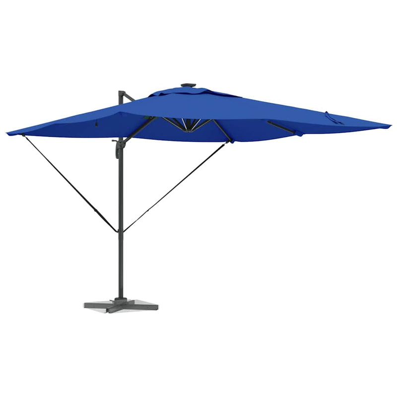 ギャラリービューアに画像をロードする, Vidaxl parasol azure blauw 286 x 284 x 270 cm aluminium en polyester
