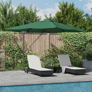 Vidaxl parasol groen 352 x 251 x 265 cm polyester en aluminium