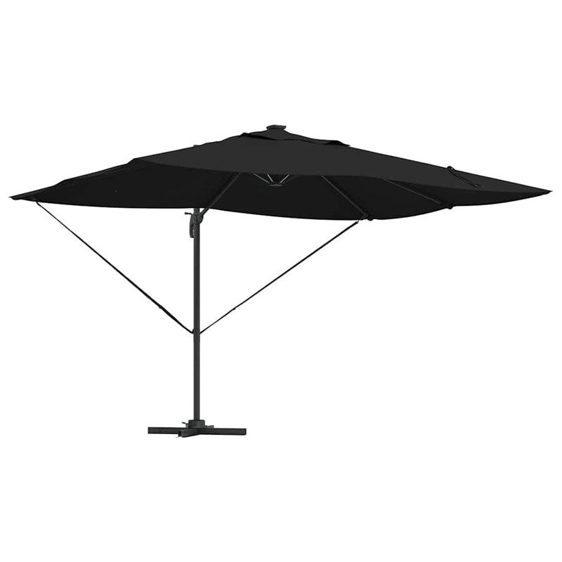 Chargez l'image dans la visionneuse de la galerie, Vidaxl parasol zwart 352 x 251 x 265 cm polyester en aluminium
