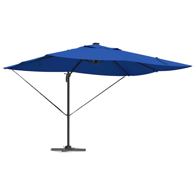 Afbeelding laden in galerijviewer, Vidaxl parasol azurblauw 352 x 251 x 265 cm polyester en aluminium

