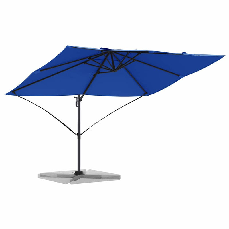 ギャラリービューアに画像をロードする, Vidaxl parasol azurblauw 351 x 250 x 260 cm polyester en aluminium
