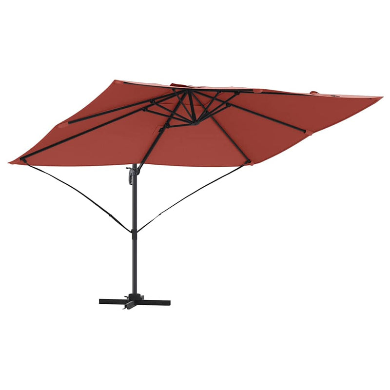 Chargez l'image dans la visionneuse de la galerie, Vidaxl parasol terracotta 351 x 250 x 260 cm polyester en aluminium
