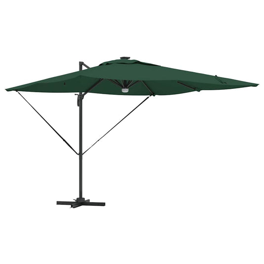 Vidaxl roma parasol groen 286 x 284 x 270 cm aluminium en polyester