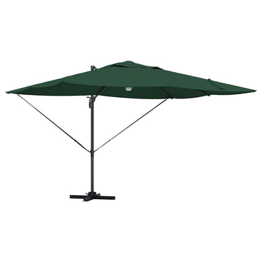 Vidaxl parasol groen 351 x 250 x 253 cm polyester en aluminium
