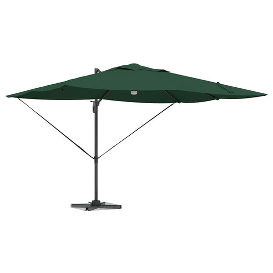 Vidaxl parasol groen 351 x 250 x 253 cm polyester en aluminium