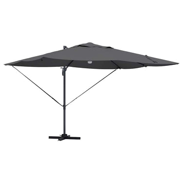 Vidaxl parasol antraciet 351 x 250 x 253 cm polyester en aluminium