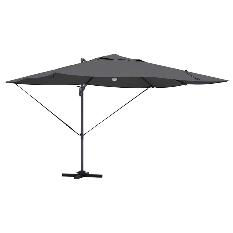 ギャラリービューアに画像をロードする, Vidaxl parasol antraciet 351 x 250 x 253 cm polyester en aluminium
