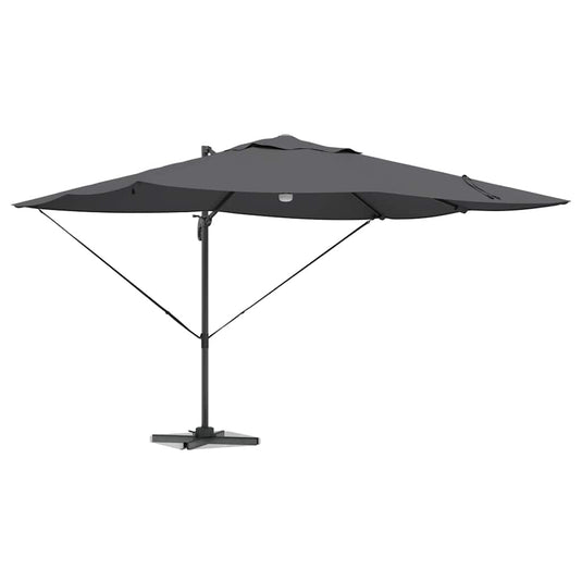 Vidaxl parasol antraciet 351 x 250 x 253 cm polyester en aluminium